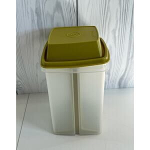 Tupperware Pick-A-Deli Pickle Keeper Clear/Avocado Green 1560-3 1562-1 Vintage